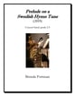 Prelude on a Swedish Hymn Tune Concert Band sheet music cover